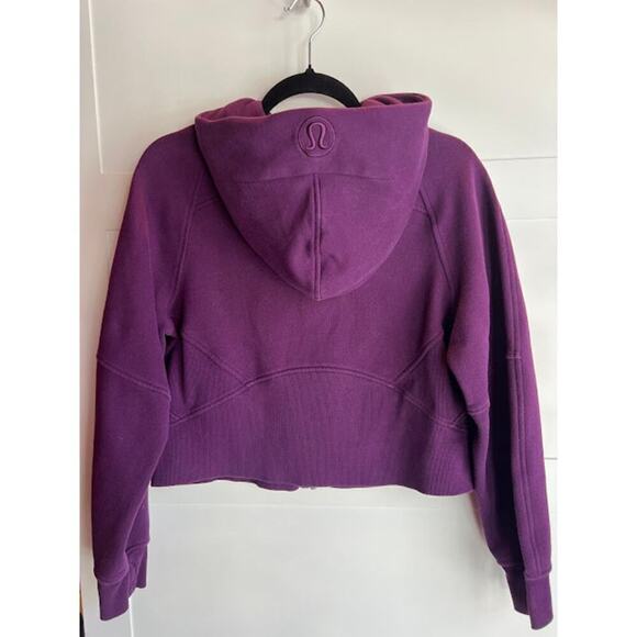 lululemon athletica Tops - Lululemon Scuba Oversized Half-Zip Hoodie Cassis (Grape Purple) XS / S